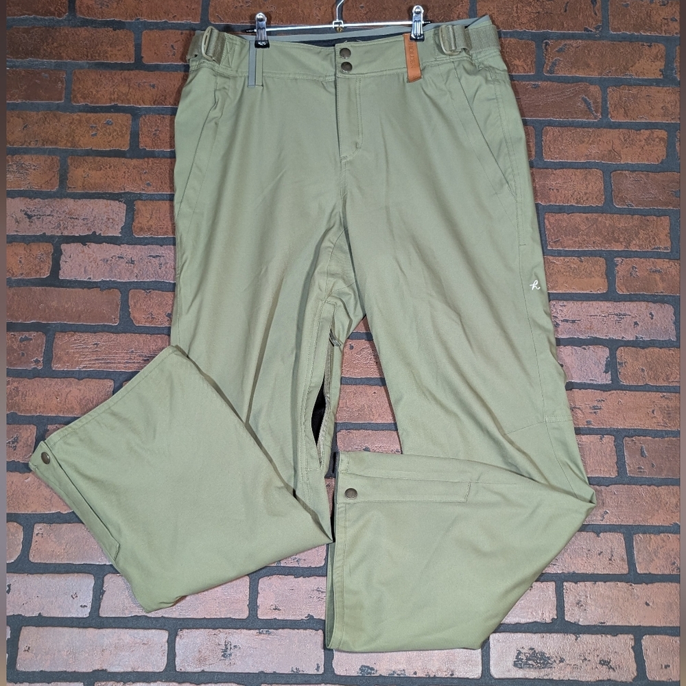 Women's Holden Standard Snow Pants L Olive Green‎ Ski Snowboard Designed USA
